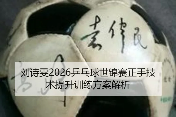 刘诗雯2026乒乓球世锦赛正手技术提升训练方案解析